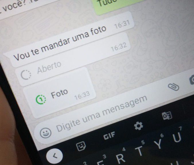 o que acontece se apertar o novo ícone de número 1 no WhatsApp