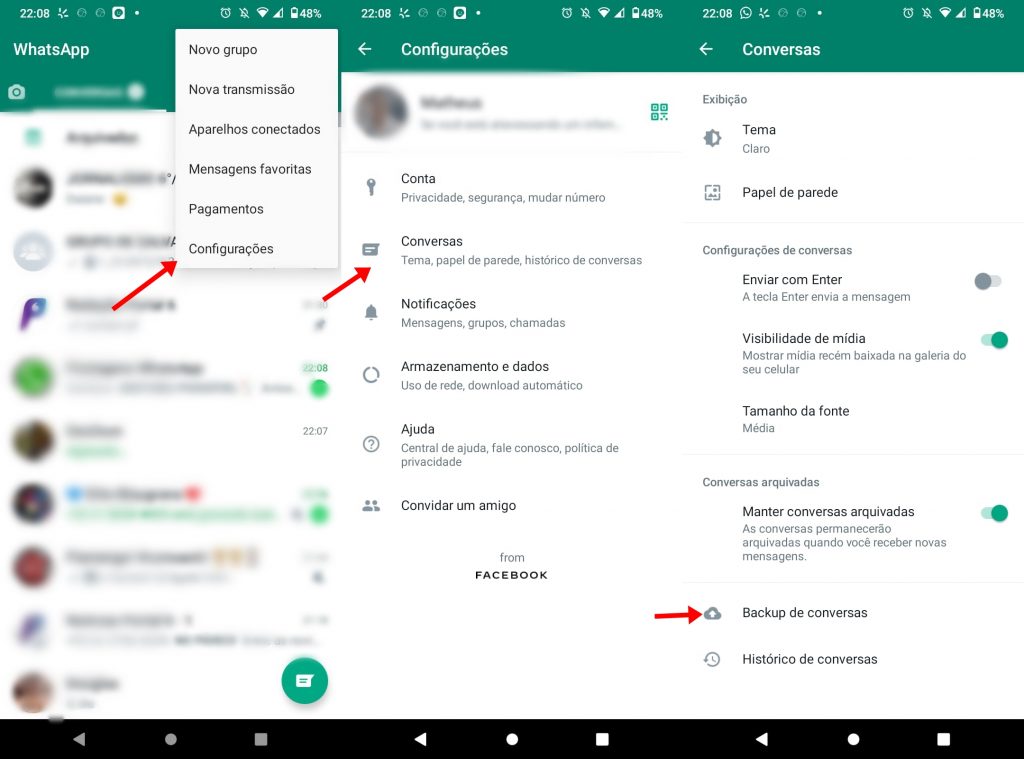 Como recuperar mensagem apagada do WhatsApp