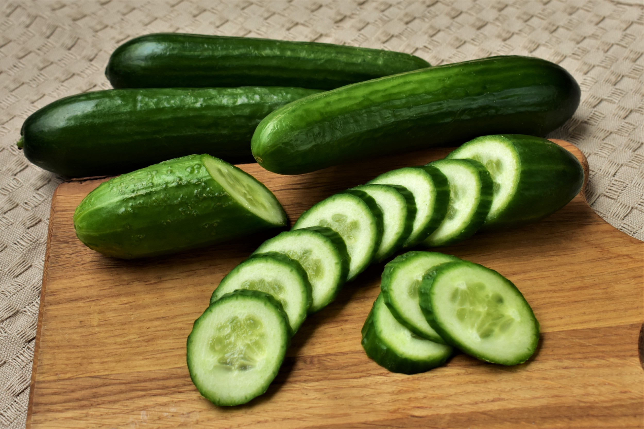 Pepino para desinchar