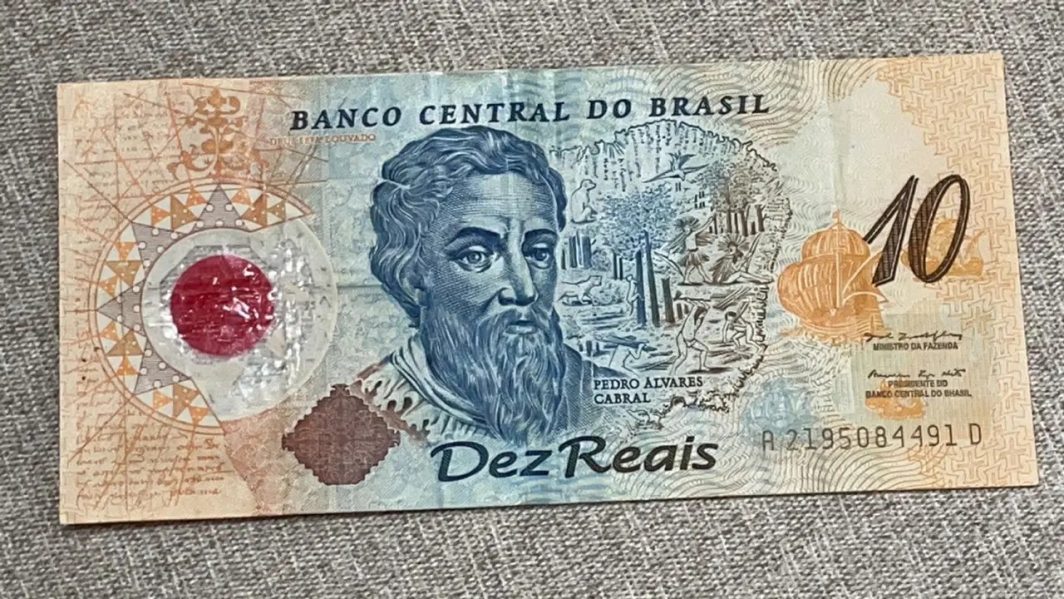 Esta nota de R$ 10 é rara e pode valer uma boa grana hoje em dia