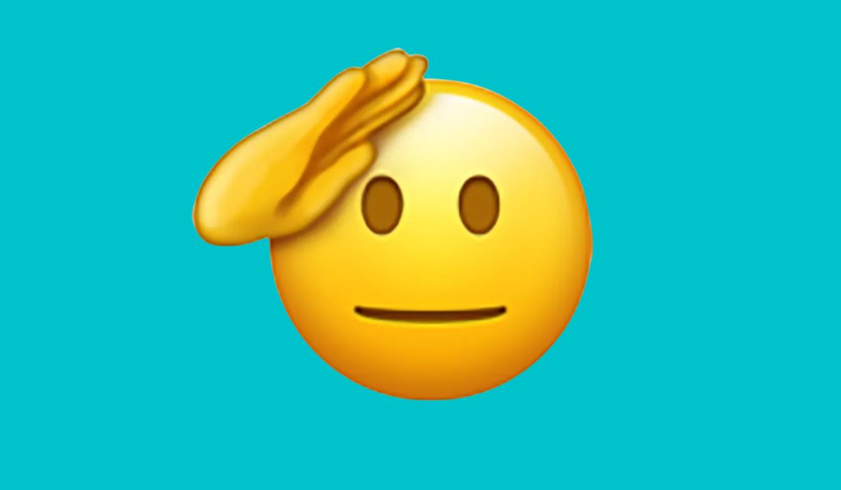 Saiba o significado do emoji de continência no WhatsApp