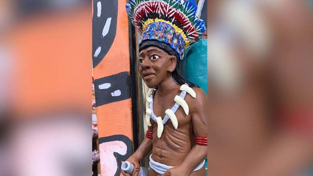 Imagem de vídeo enviado pelo trabalhador