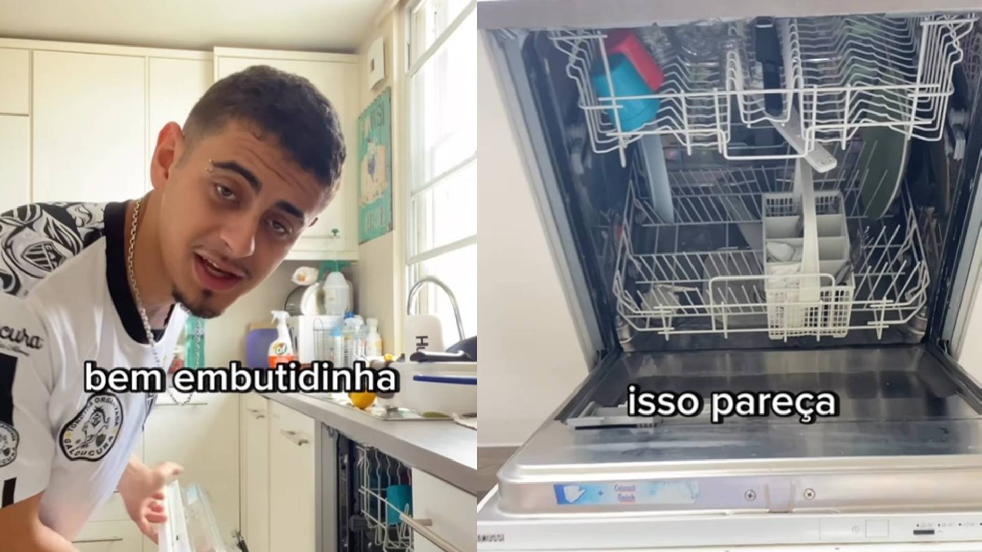 Jovem na Inglaterra impressiona mostrando o que tem em toda casa britânica